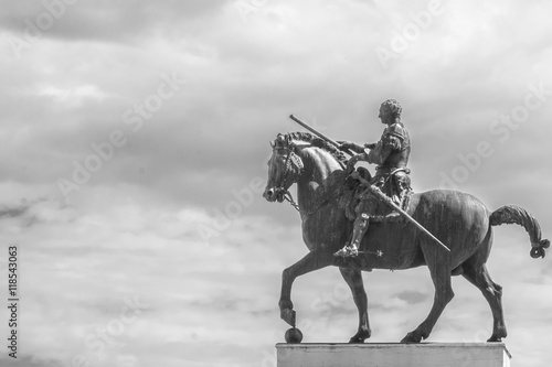 Equestrian statue of Gattamelata in Padua, Italy © attilio2000