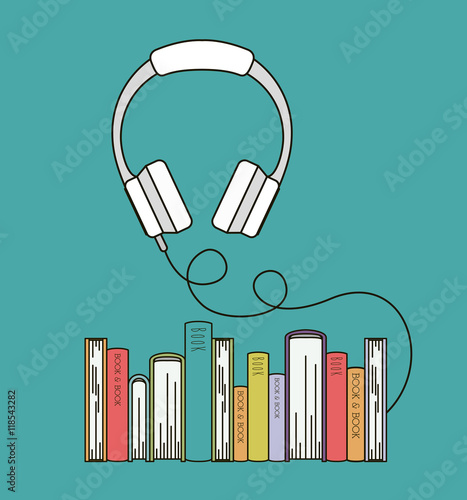 audio book isolated icon vector illustration design