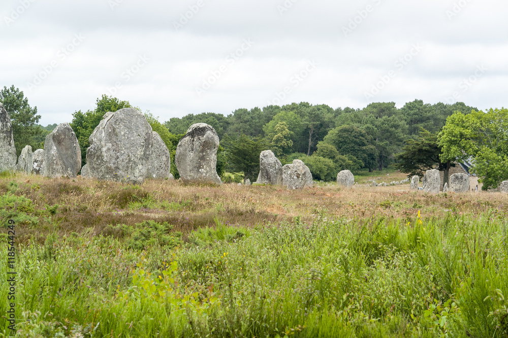 Carnac stones in Brittany
