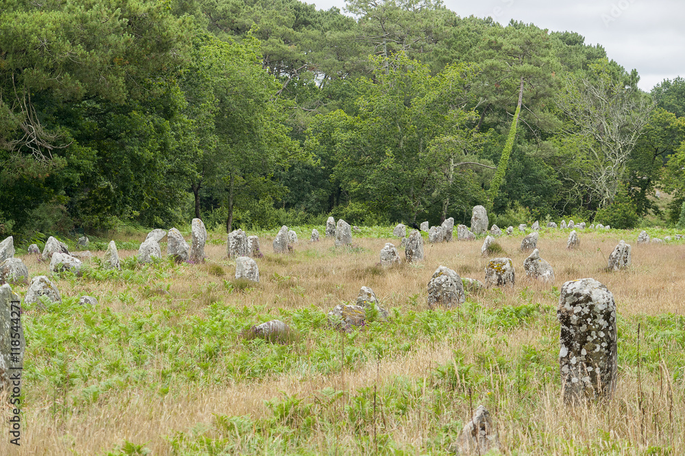 Carnac stones in Brittany