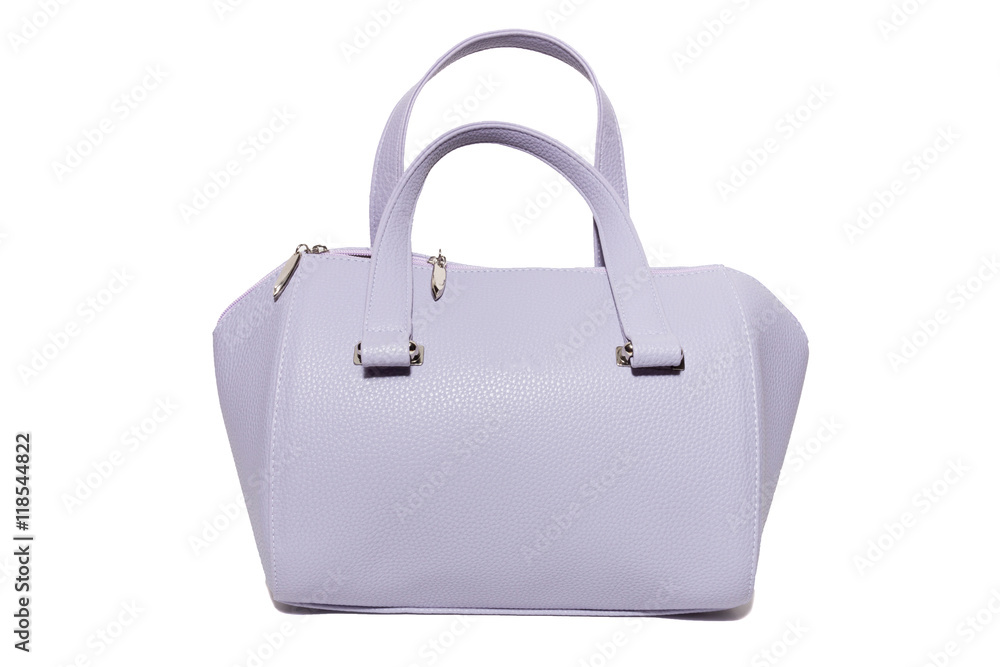 female handbag on a white background female handbag on a white background