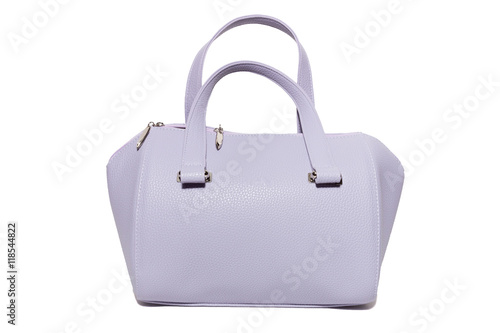 female handbag on a white background