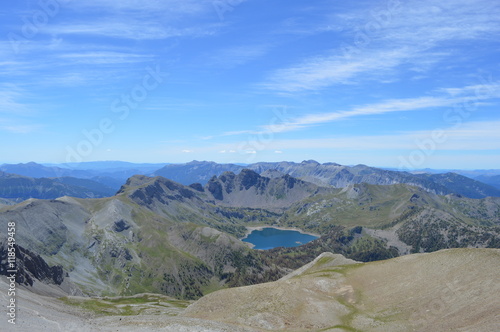 Obraz na płótnie Lac d'Allos w salonie