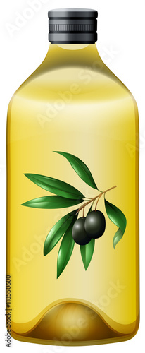 Bottle of olive oil