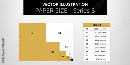Internetional paper - formats & sizes - series B