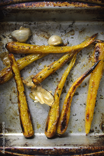 Roasted herritage carrots