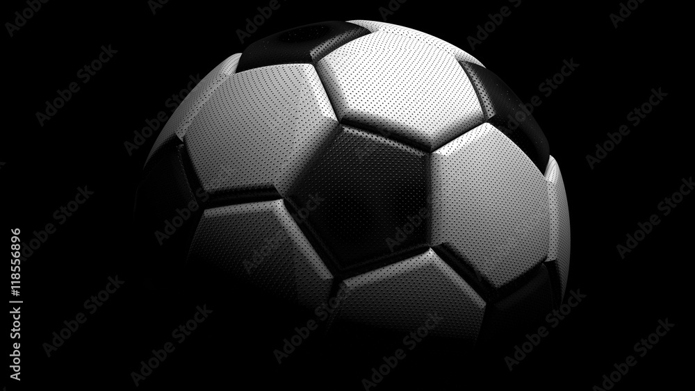 Soccer ball. 3D illustration. 3D CG. Soccer ball. 3D illustration. 3D CG.