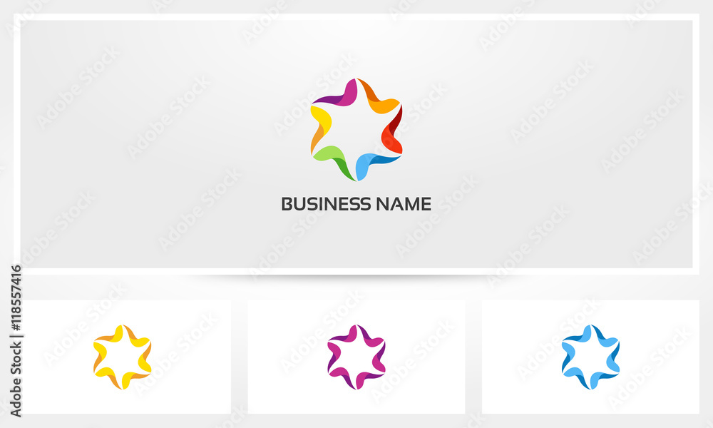 Colorful Star Logo Colorful Star Logo
