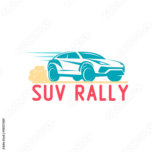 Car Logo suv Template Design Vector