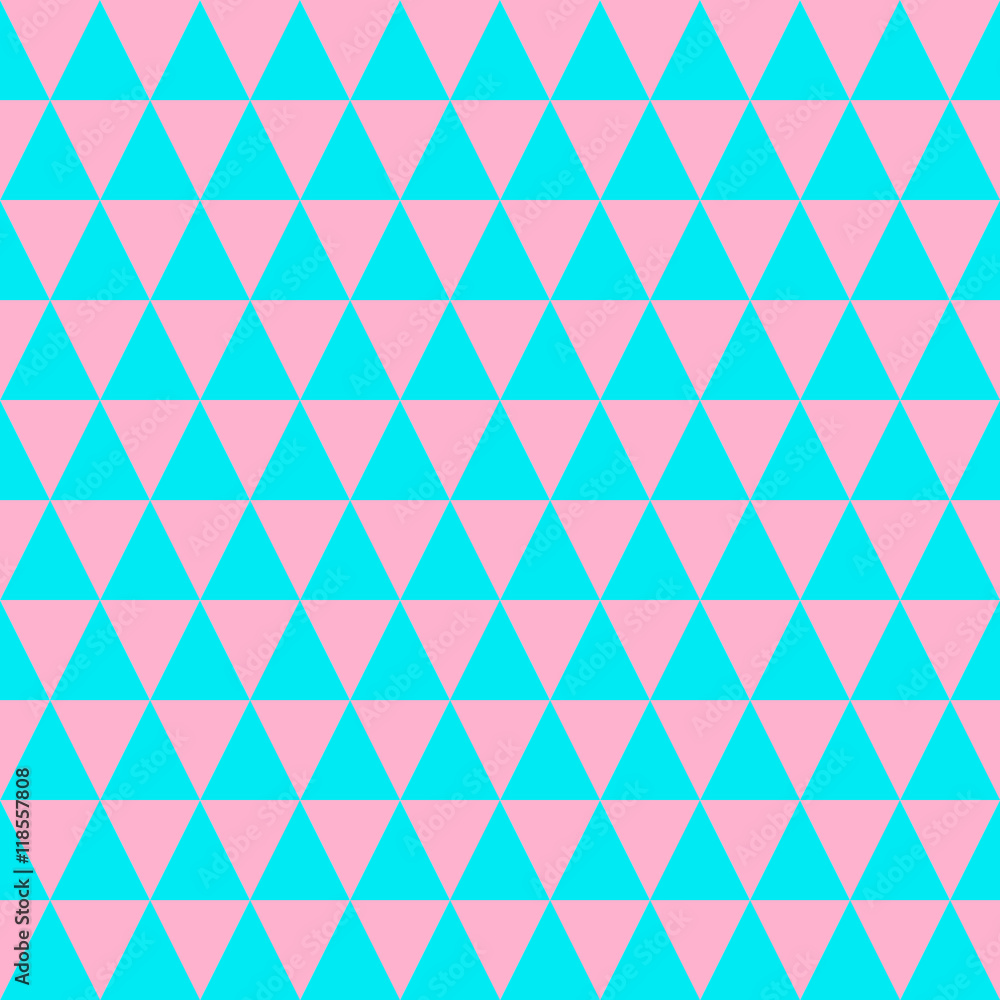 Pink and mint triangle vector pattern Pink and mint triangle vector pattern