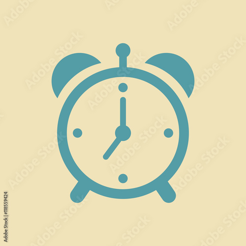 Alarm clock vector icon