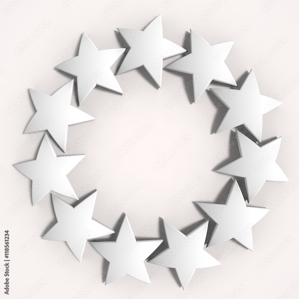 Star emblem background. 3D illustration. 3D CG. Format 16:9. Star emblem background. 3D illustration. 3D CG. Format 16:9.