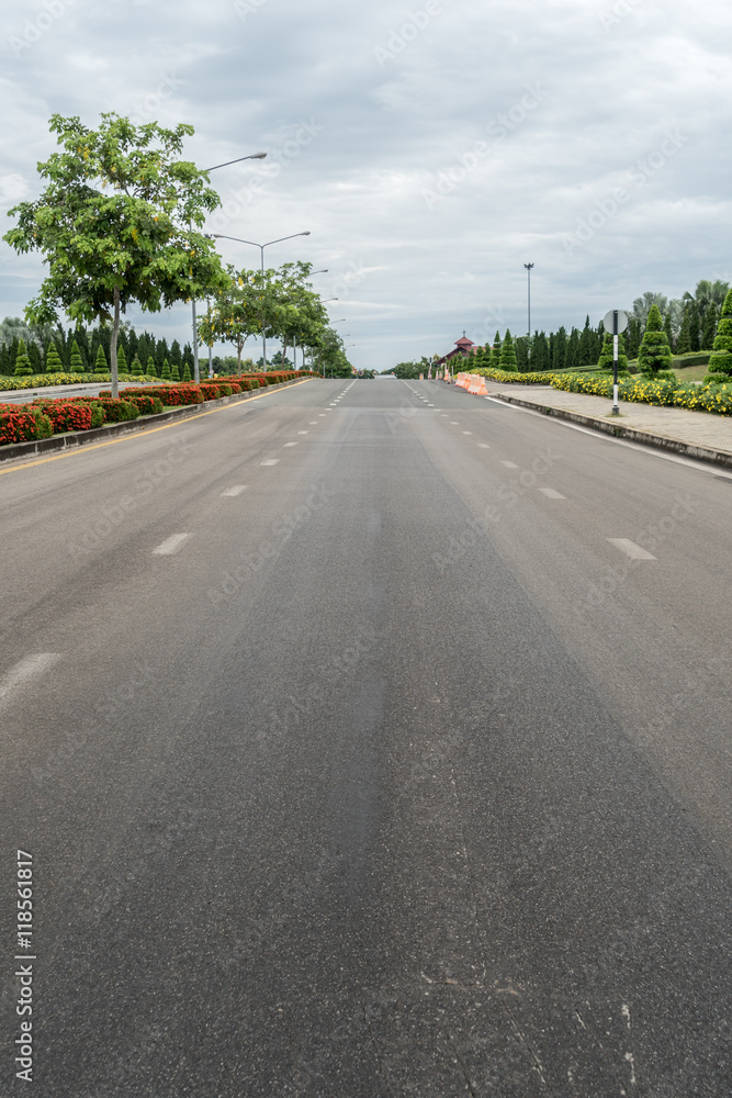 Fototapeta premium Road in the park