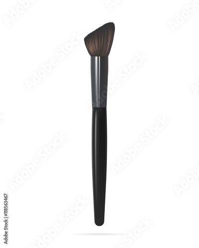 Realistic Powder Brush. Vector illustration