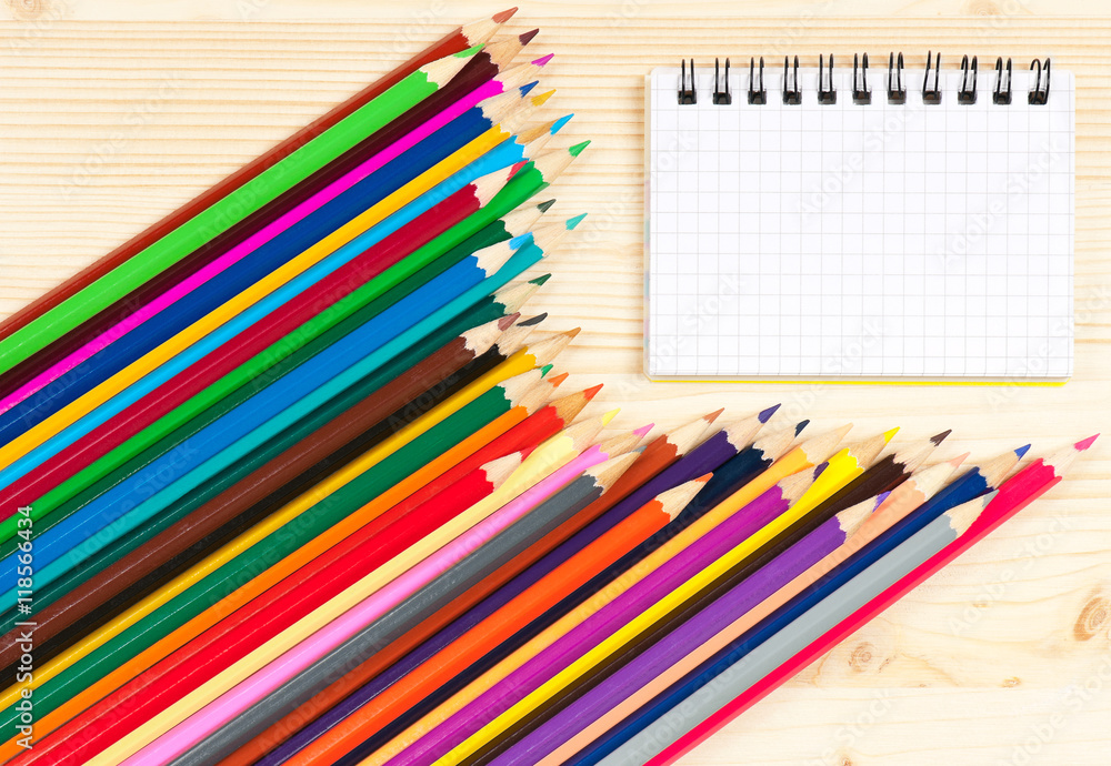Bright colorful pencils Bright colorful pencils