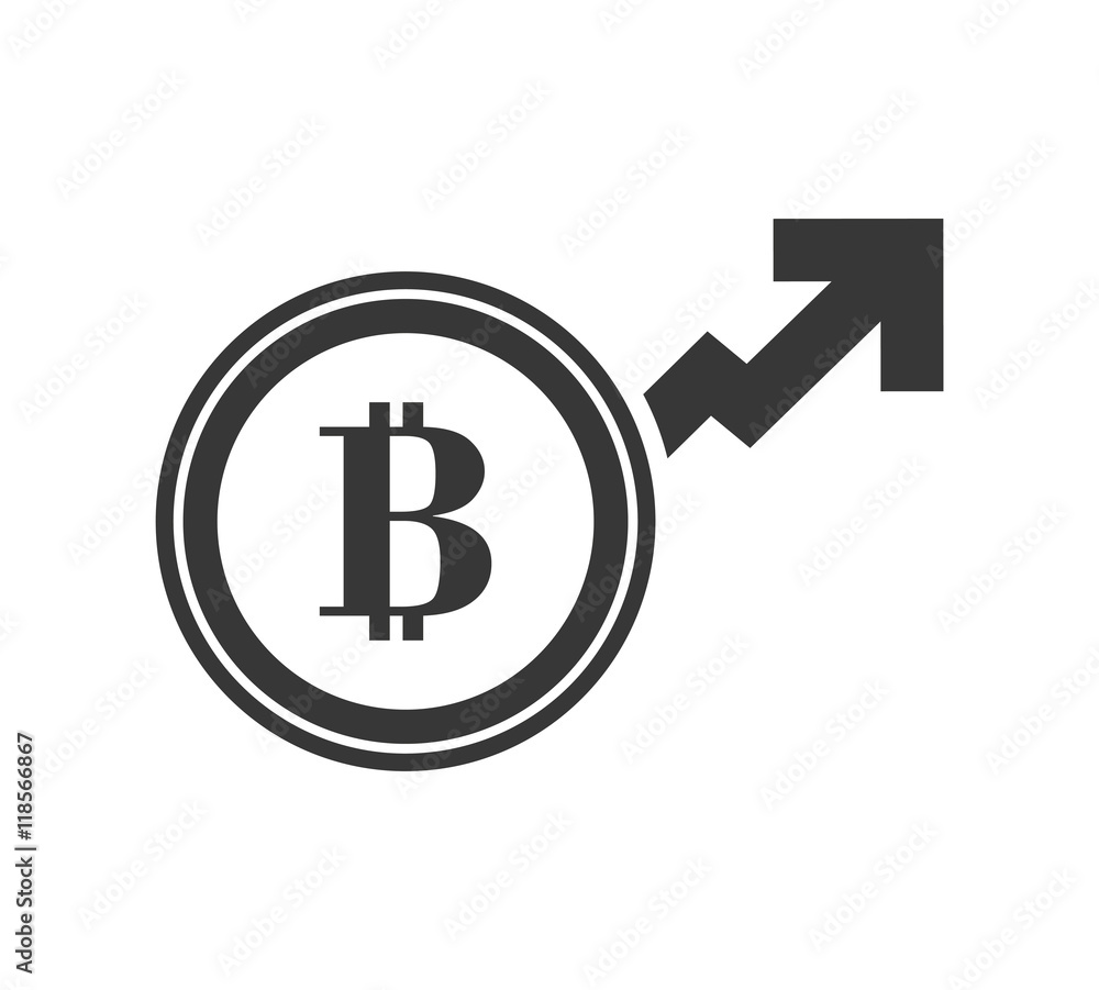 bitcoin money financial commerce icon. Flat and Isolated design. Vector illustration bitcoin money financial commerce icon. Flat and Isolated design. Vector illustration