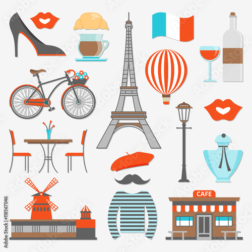 Paris Icon Set