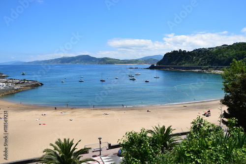 Badestrand in Getaria