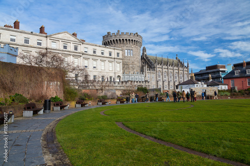 Photos The Dubh Linn gardens in Dublin Castle, Ireland