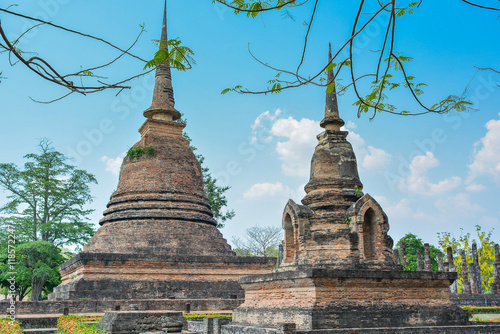 Fototapeta Wat Sra Sri - Sukhothai, Thailand