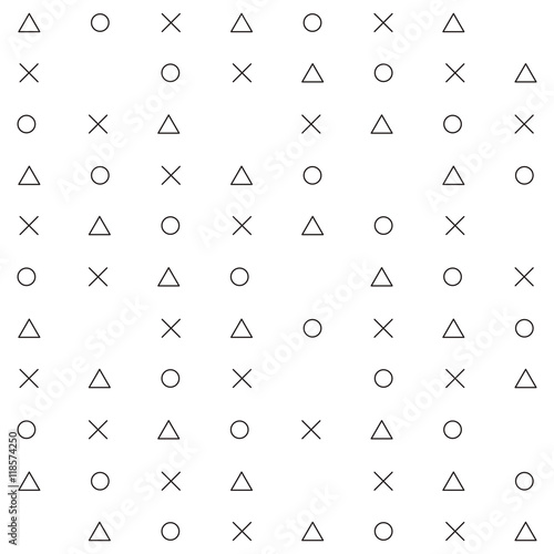 hipster wallpaper background shapes vintage icon. Flat and Isolated illustration. Vector illustration