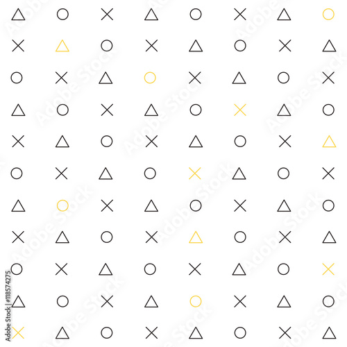 hipster wallpaper background shapes vintage icon. Flat and Isolated illustration. Vector illustration