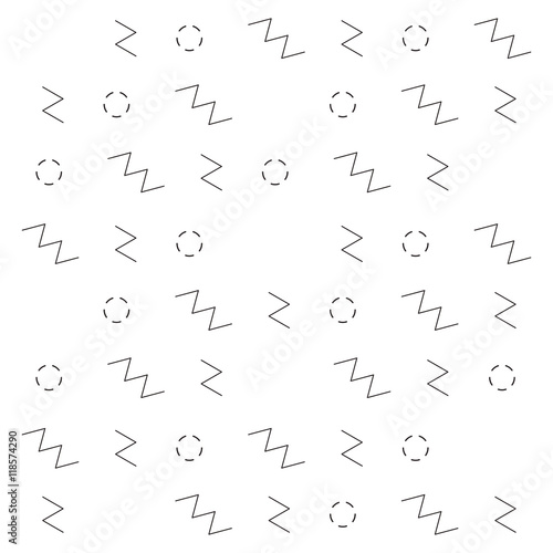 hipster wallpaper background shapes vintage icon. Flat and Isolated illustration. Vector illustration