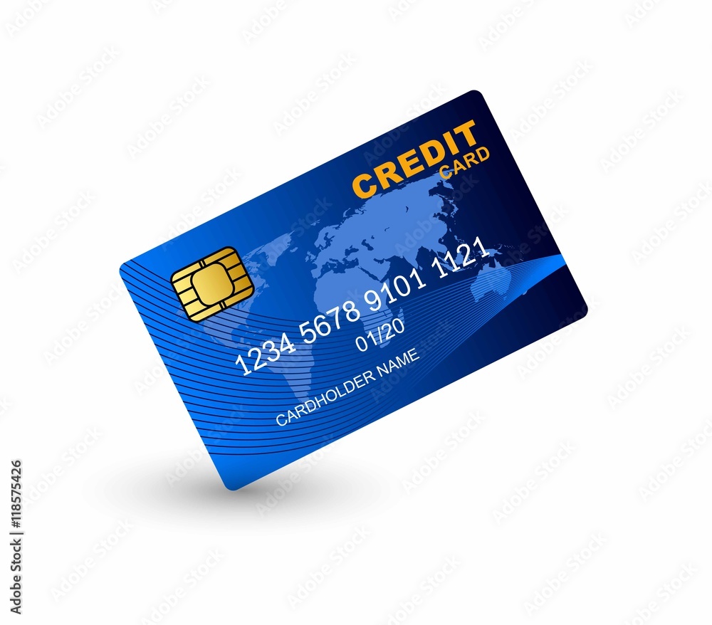 Vector Credit Cards isolated Vector Credit Cards isolated