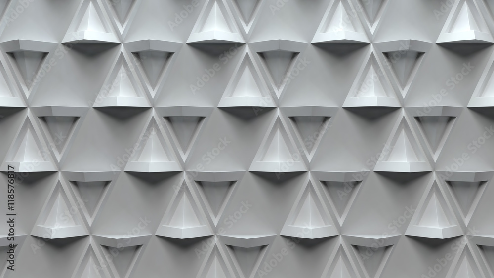 3d abstract background with repeating pyramid forms 3d abstract background with repeating pyramid forms