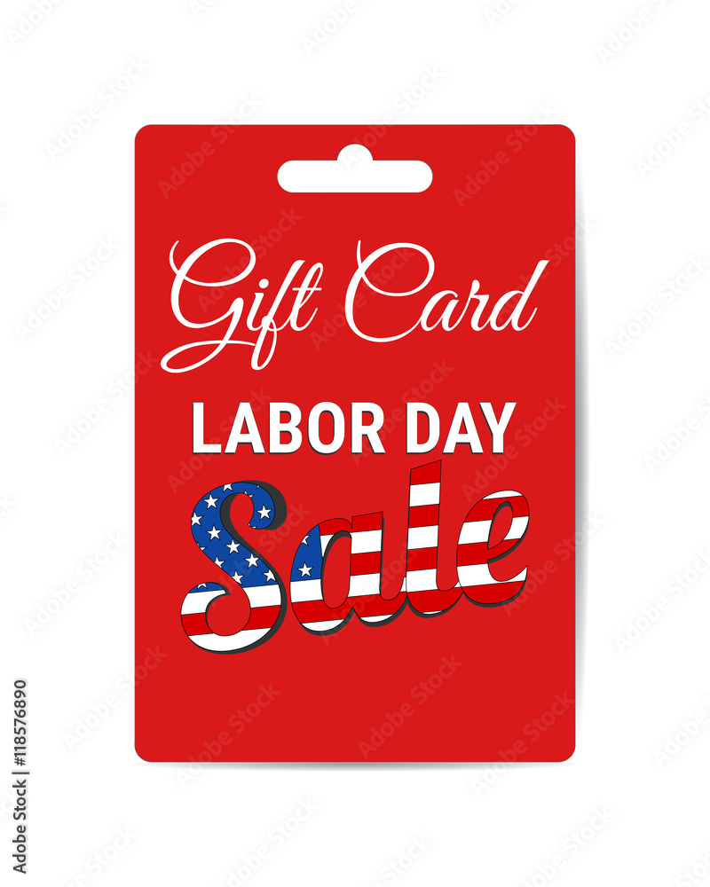 Labor Day gift card