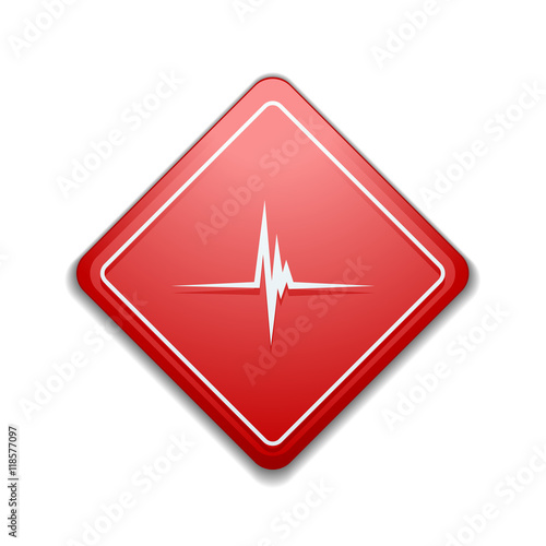 Heart hazard sign