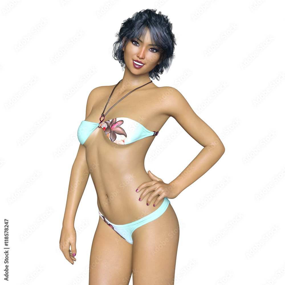 Fototapeta premium ビキニの女性
