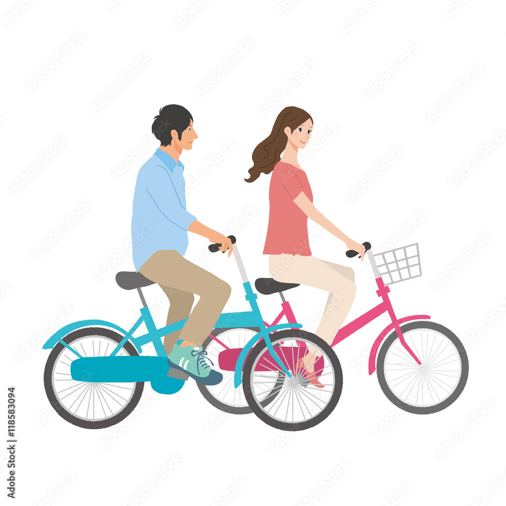 自転車 イラスト Stock Vector Adobe Stock