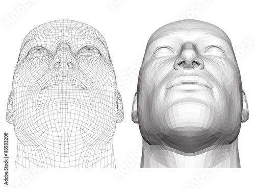 Polygonal head