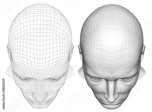 Polygonal head