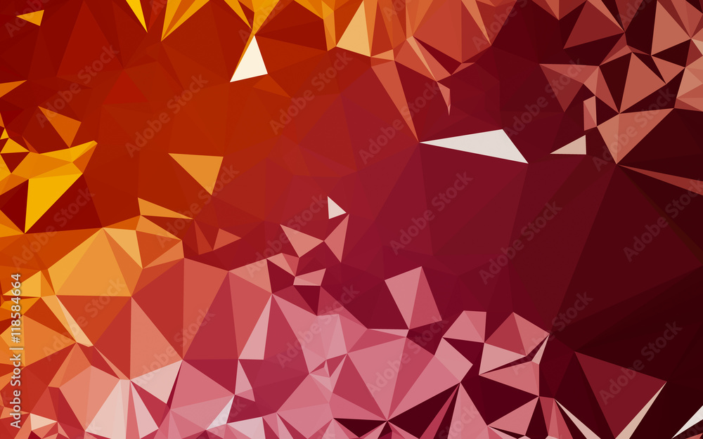 Obraz premium Abstract low poly background, geometry triangle