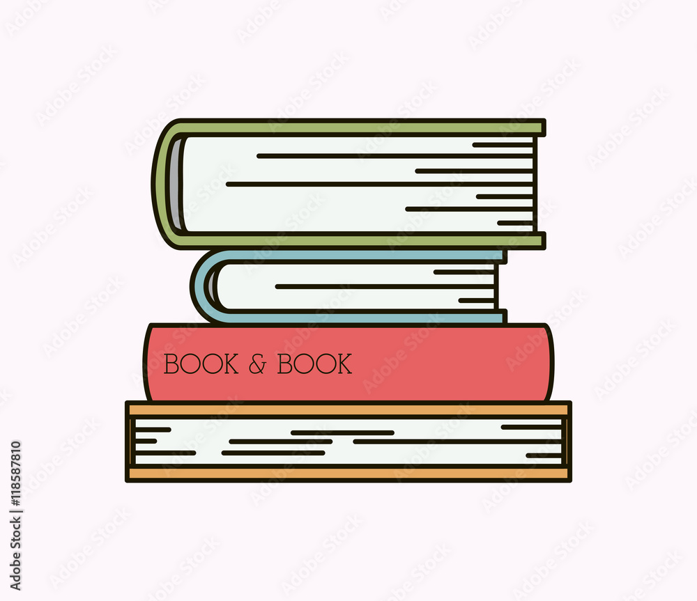 text book isolated icon vector illustration design text book isolated icon vector illustration design