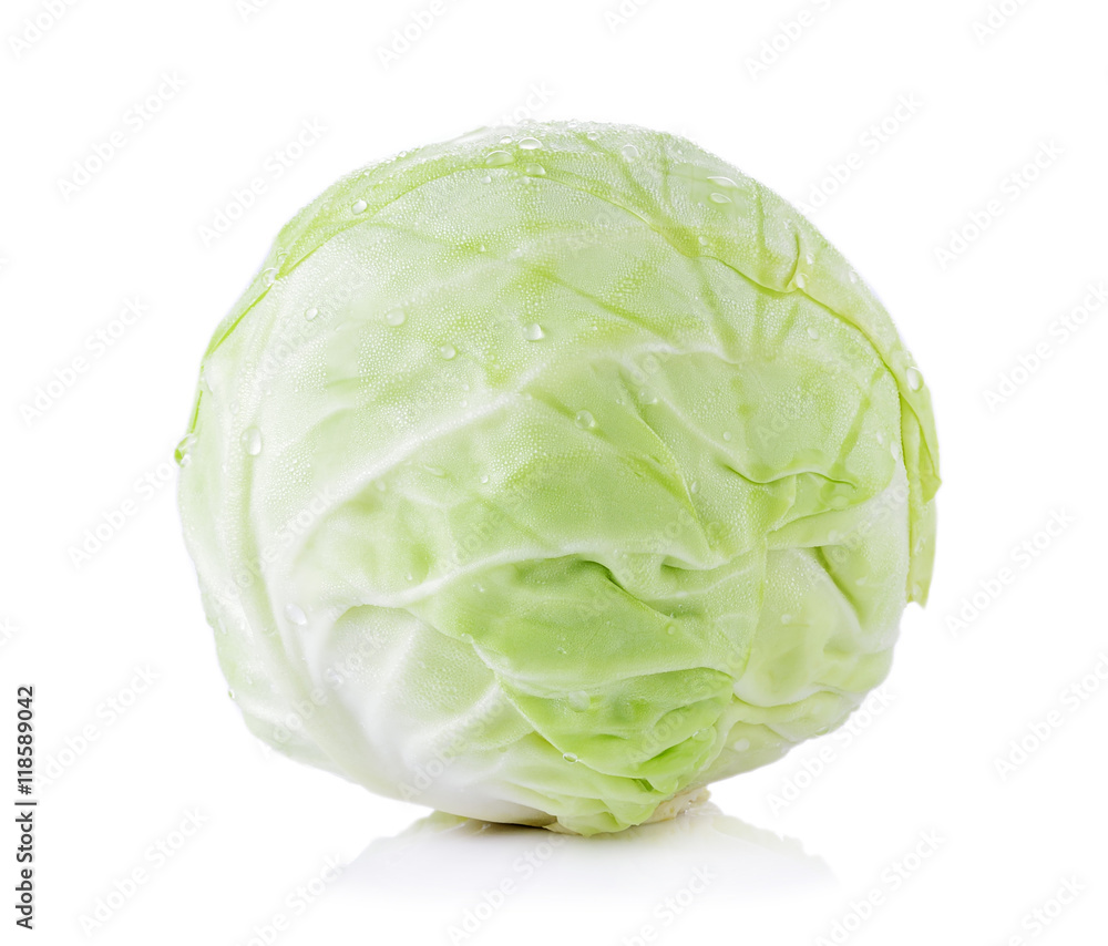 cabbage isolated on white background cabbage isolated on white background