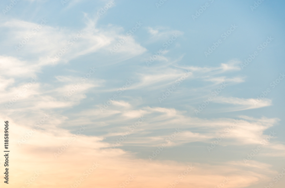 sunset sky background