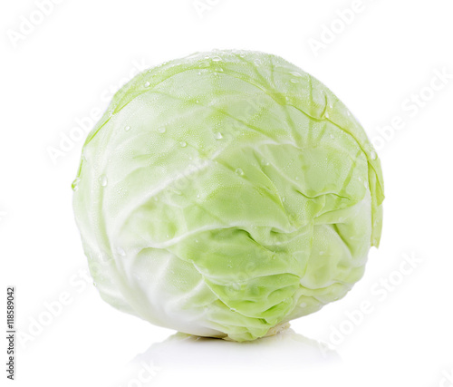 cabbage isolated on white background © nortongo