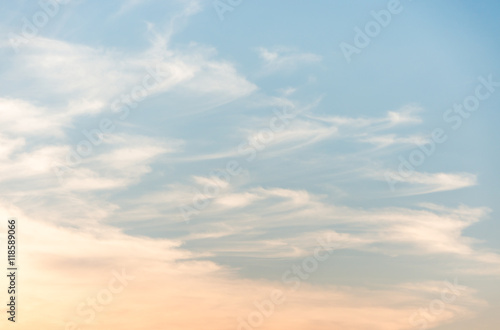 sunset sky background © phollapat
