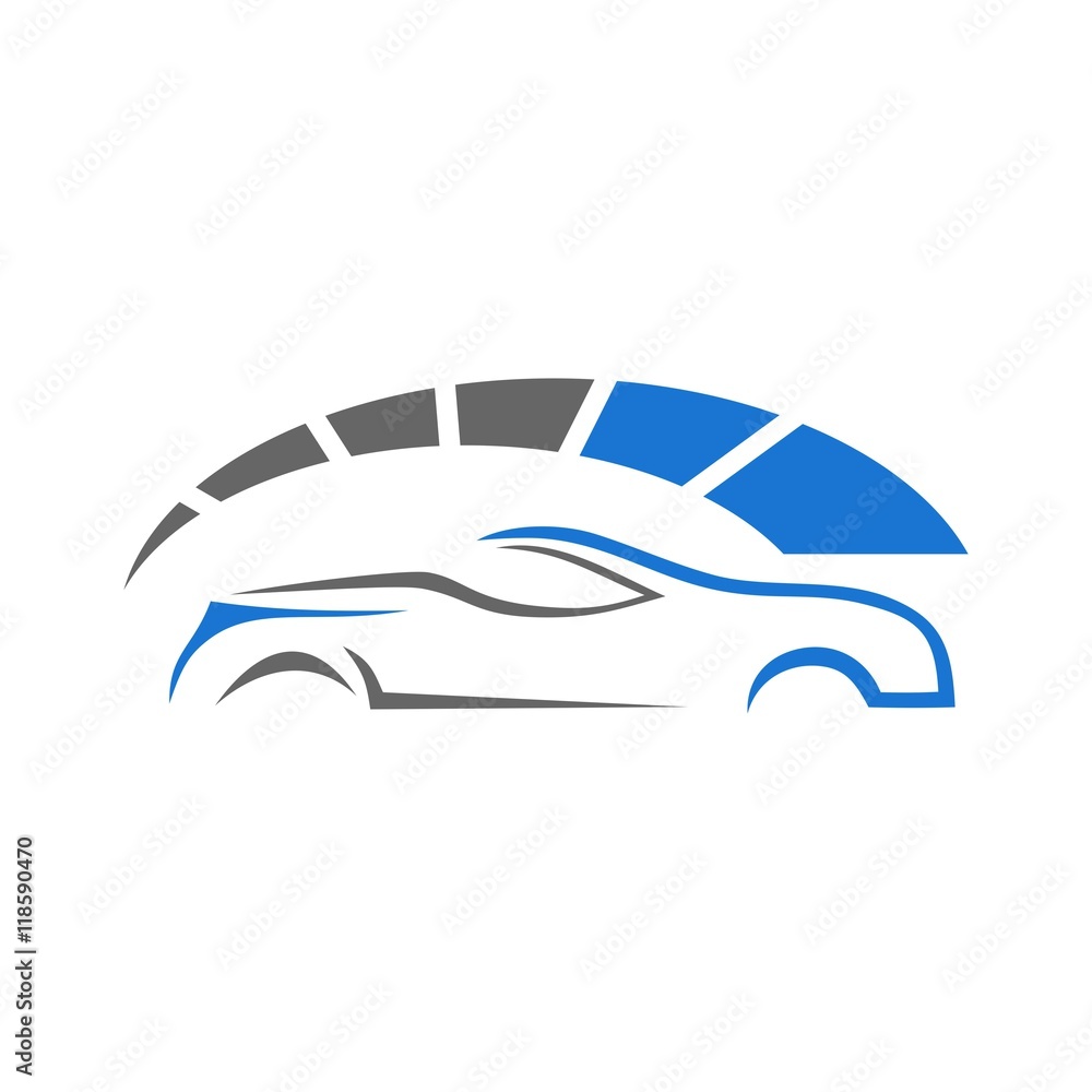 car race logo icon Vector Stock Vector | Adobe Stock