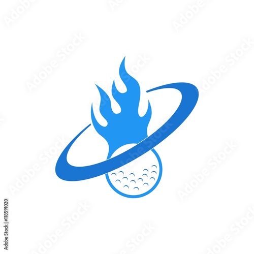 golf logo icon Vector
