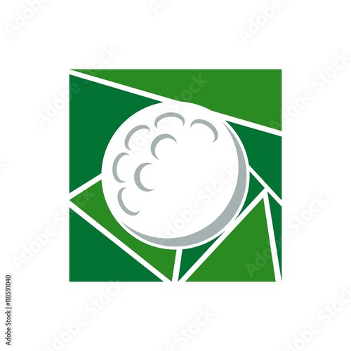 golf logo icon Vector
