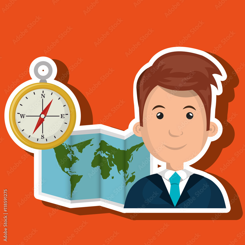 man map world global travel vector illustration eps 10 man map world global travel vector illustration eps 10