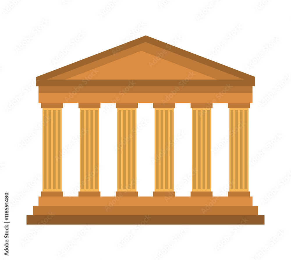 roman construction classic isolated icon roman construction classic isolated icon