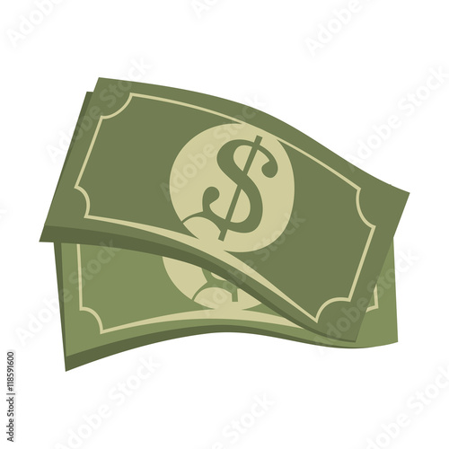 bill money cash economy financial fortune rich bank vector illustration 