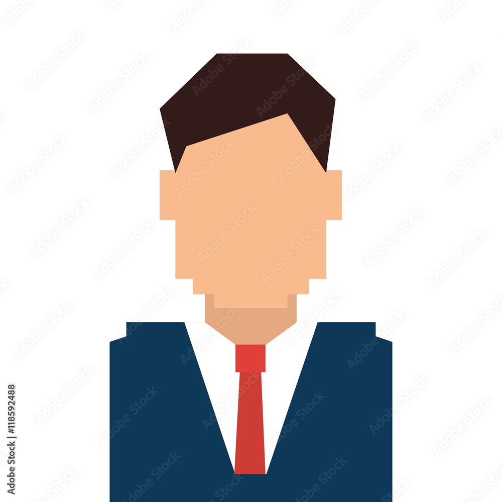 man guy boy person face head human tie suit icon vector man guy boy person face head human tie suit icon vector