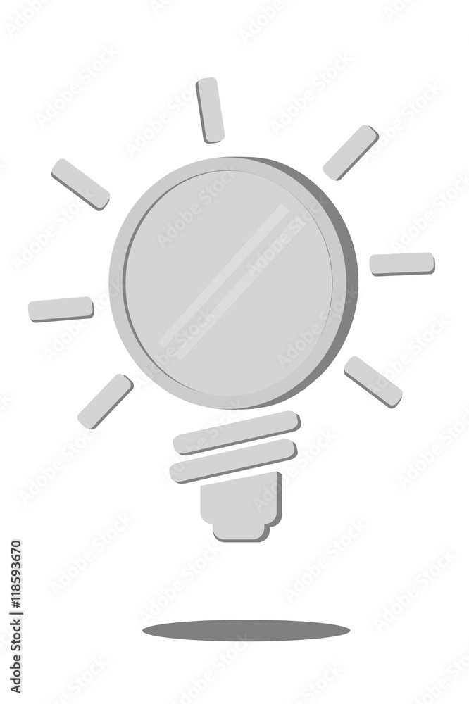 Blank Silver Coin, Illustration for Idea to make money to increase income Blank Silver Coin, Illustration for Idea to make money to increase income