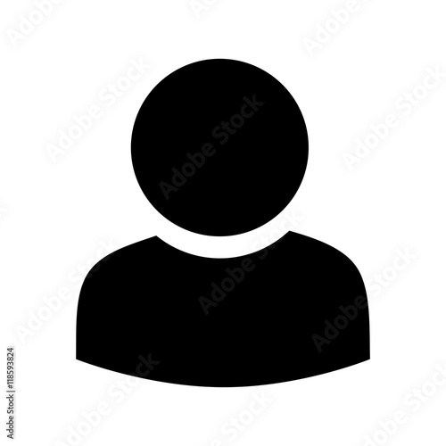 avatar head male profile icon person social website  member vector illustration